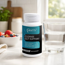 Tynva Gut Cleanse supplement in a bright kitchen wellness setting